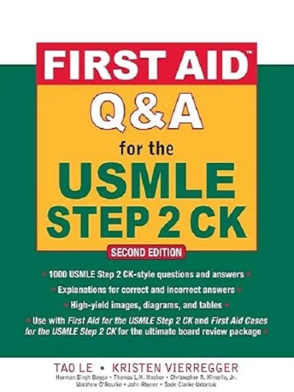 first aid q&a for the usmle step 1, third edition