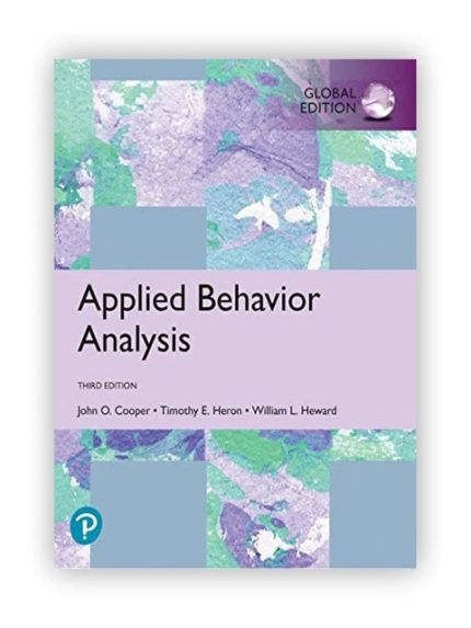 applied behavior analysis 3rd latest edition john o. cooper