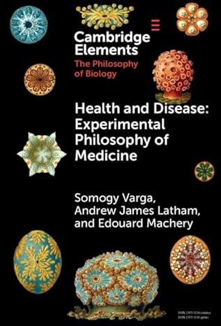 Health and Disease: Experimental Philosophy of Medicine