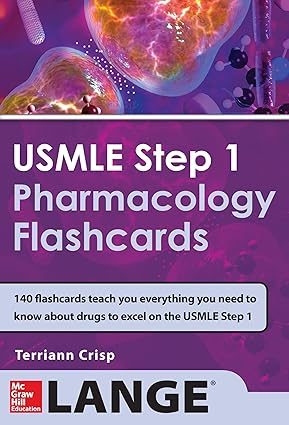 USMLE Pharmacology Review Flash Cards 1st Edition