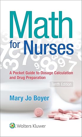 Math For Nurses 10th Edition
