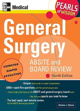 General Surgery ABSITE and Board Review 4th Edition